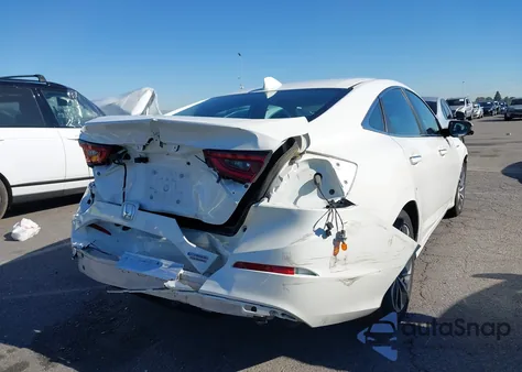 2019 Honda Insight Touring из США, поврежденный, VIN 19XZE4F97KE026448